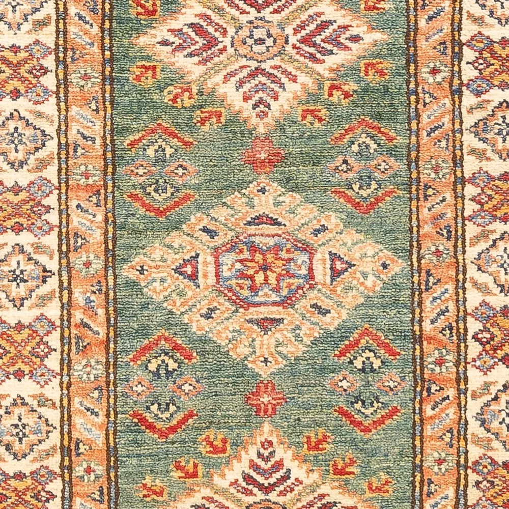 Løper Ziegler Teppe - Kazak - 184 x 61 cm - grønn