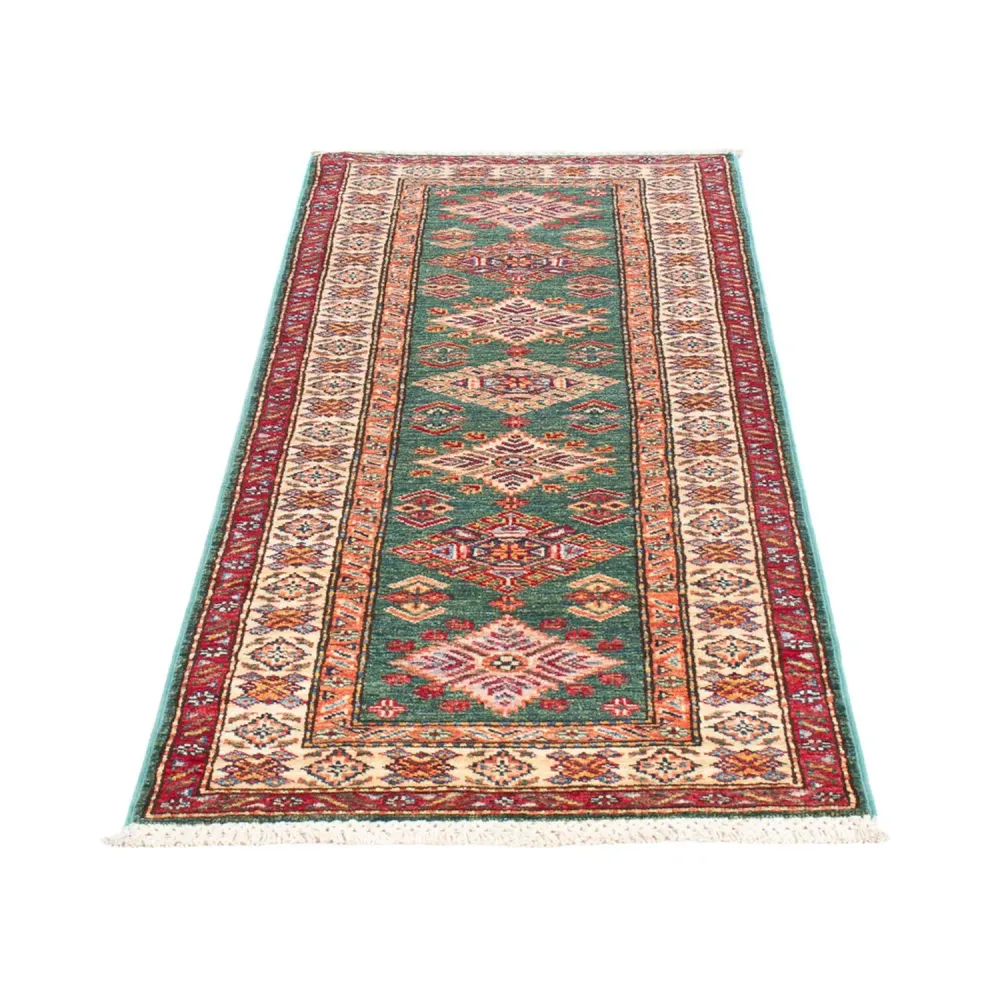 Løper Ziegler Teppe - Kazak - 184 x 61 cm - grønn