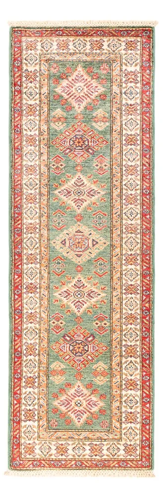 Løper Ziegler Teppe - Kazak - 184 x 58 cm - lysegrønn