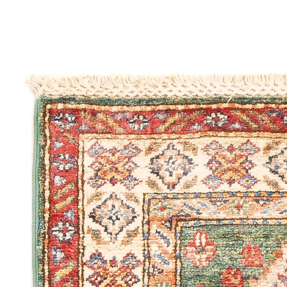 Løper Ziegler Teppe - Kazak - 184 x 58 cm - lysegrønn