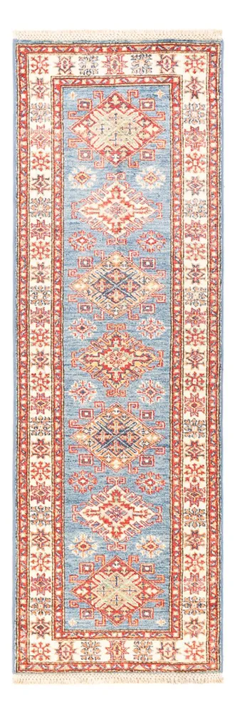 Løper Ziegler Teppe - Kazak - 185 x 60 cm - lyseblå