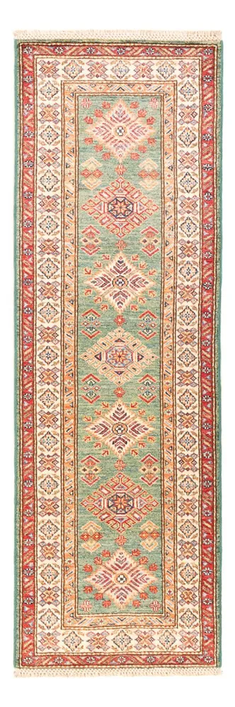 Løper Ziegler Teppe - Kazak - 185 x 60 cm - lysegrønn