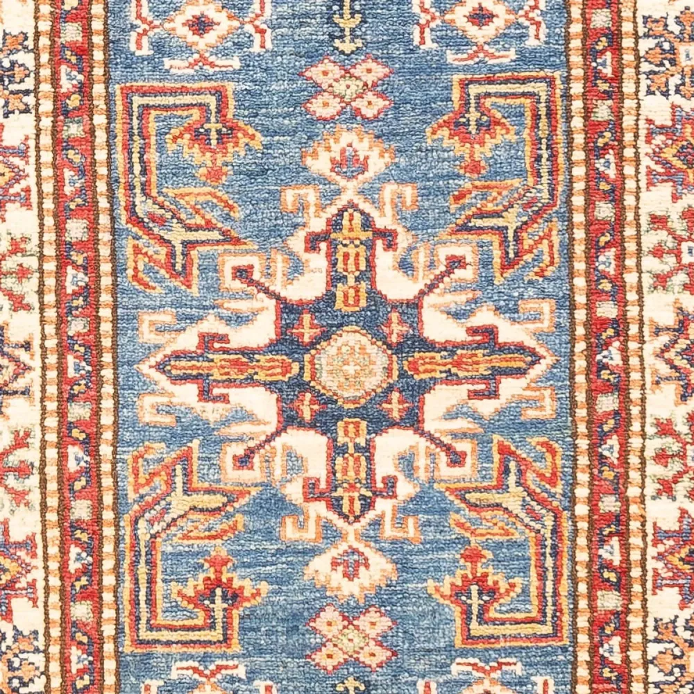 Løper Ziegler Teppe - Kazak - 188 x 61 cm - blå