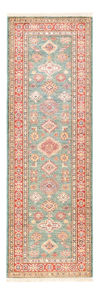 Løper Ziegler Teppe - Kazak - 188 x 61 cm - lysegrønn