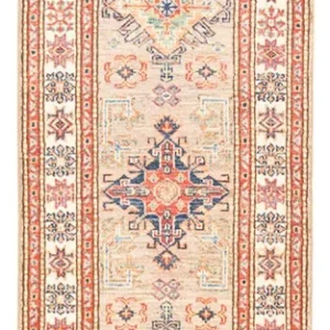 Løper Ziegler Teppe - Kazak - 190 x 57 cm - beige