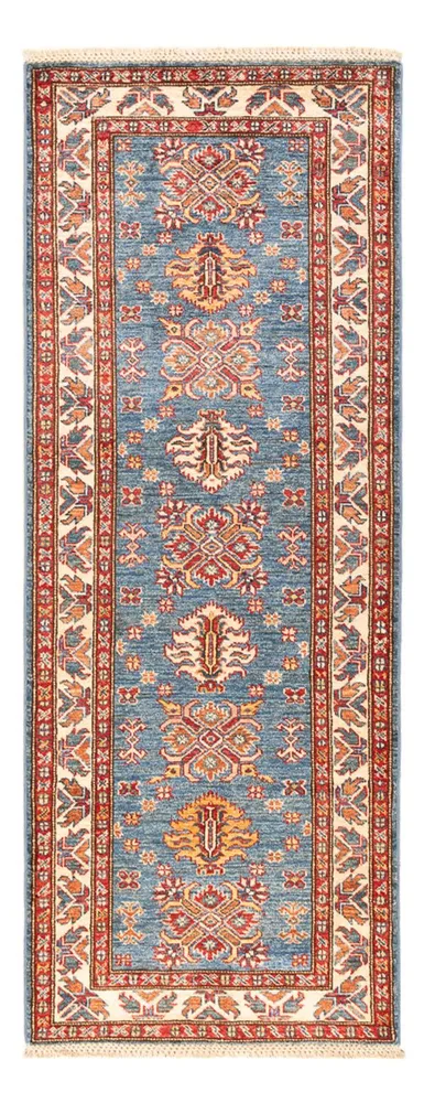 Løper Ziegler Teppe - Kazak - 200 x 76 cm - blå