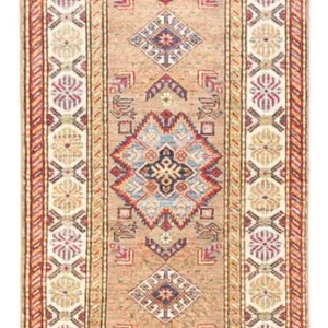 Løper Ziegler Teppe - Kazak - 203 x 72 cm - beige