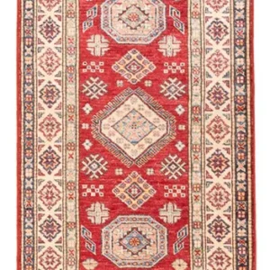 Løper Ziegler Teppe - Kazak - 204 x 76 cm - rød