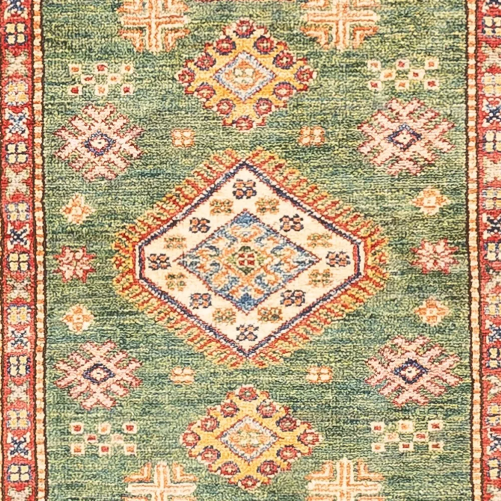 Løper Ziegler Teppe - Kazak - 295 x 76 cm - grønn