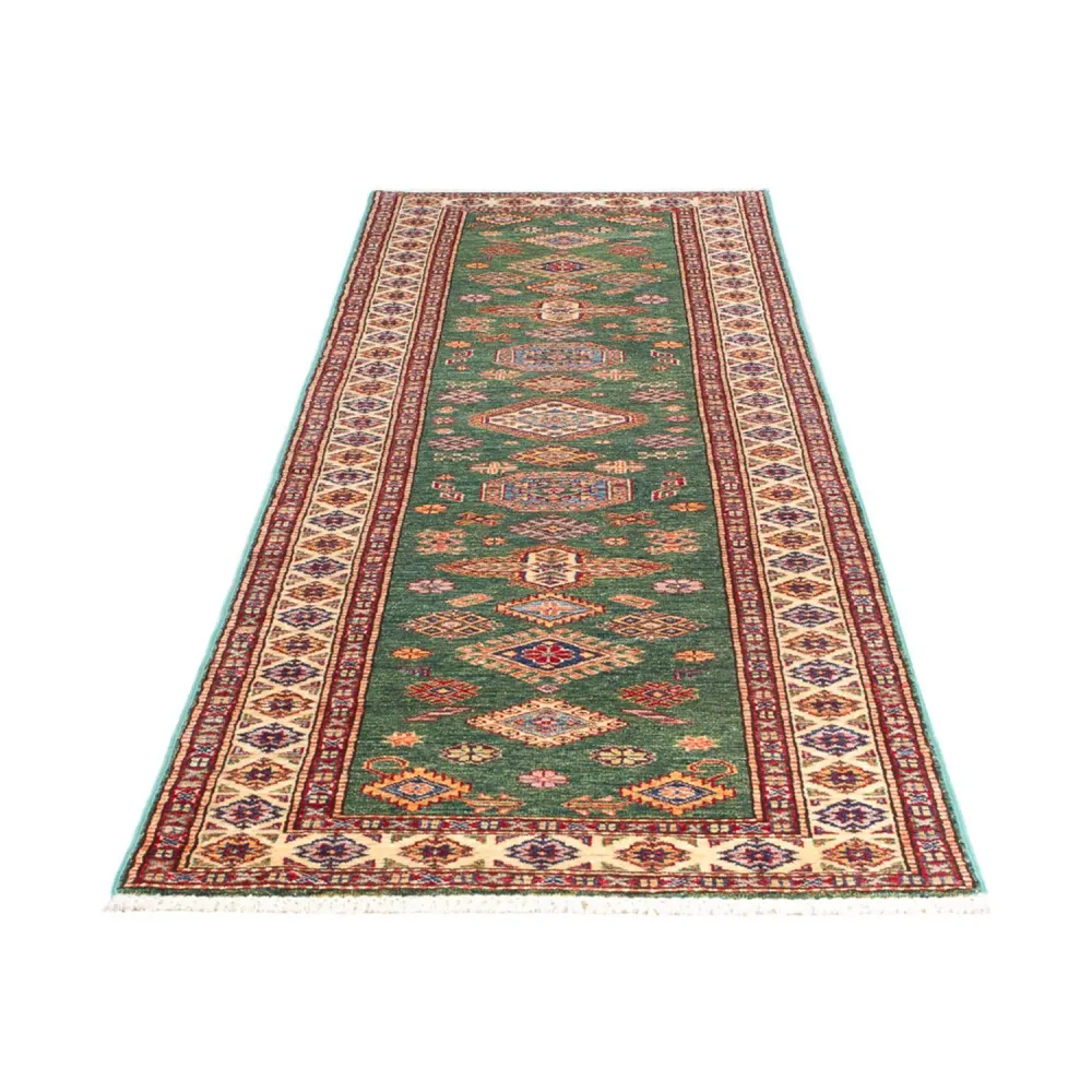 Løper Ziegler Teppe - Kazak - 295 x 76 cm - grønn