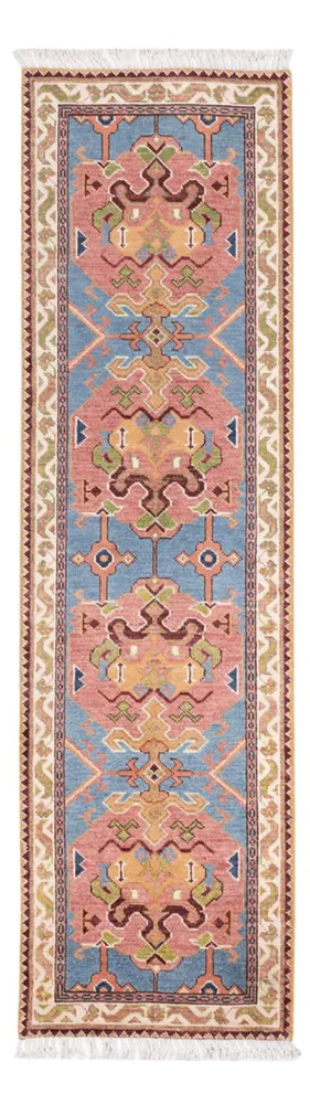 Løper Ziegler Teppe - Kazak - 296 x 78 cm - blå