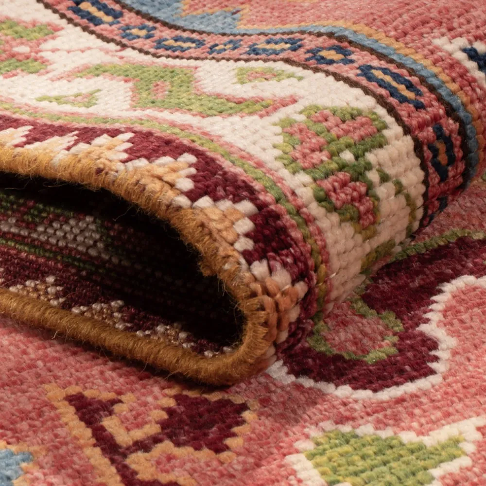 Løper Ziegler Teppe - Kazak - 296 x 78 cm - blå