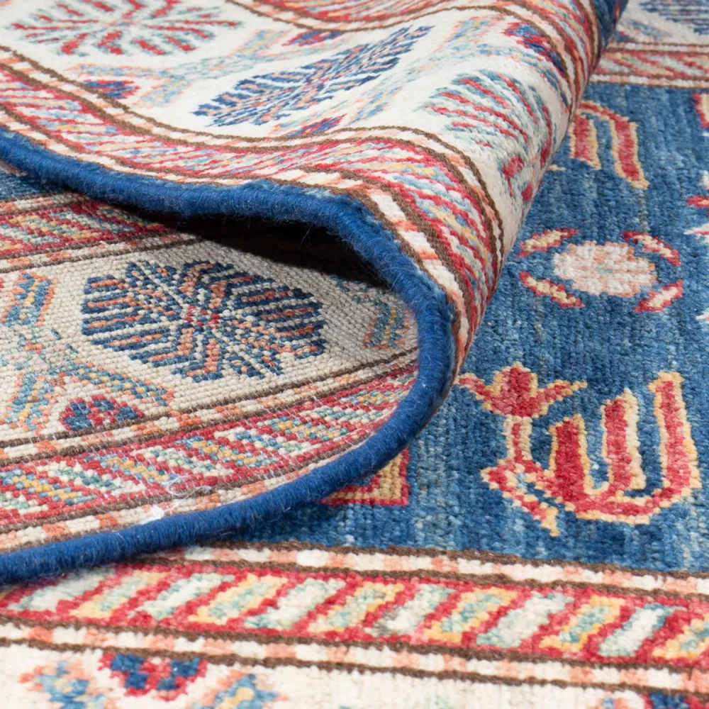 Løper Ziegler Teppe - Kazak - 299 x 84 cm - blå