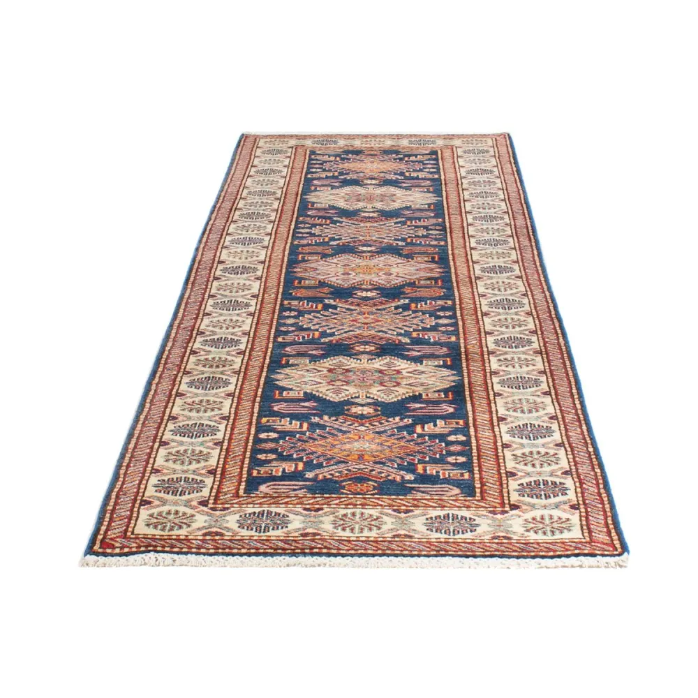 Løper Ziegler Teppe - Kazak - 299 x 84 cm - blå