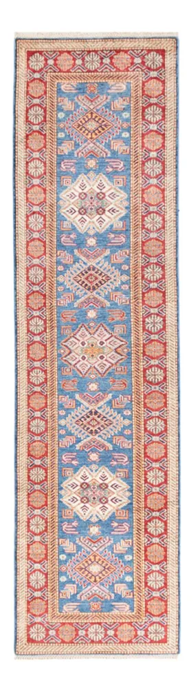 Løper Ziegler Teppe - Kazak - 302 x 80 cm - blå
