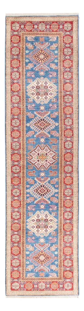Løper Ziegler Teppe - Kazak - 302 x 79 cm - blå