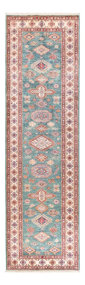 Løper Ziegler Teppe - Kazak - 302 x 83 cm - turkis