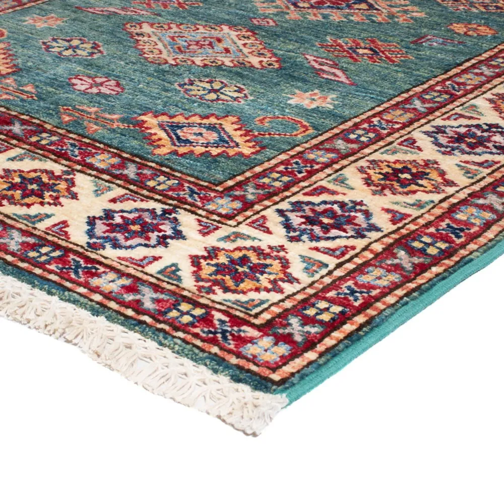 Løper Ziegler Teppe - Kazak - 302 x 83 cm - turkis