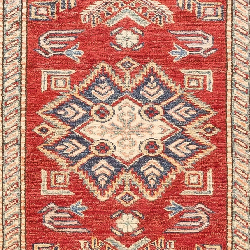Løper Ziegler Teppe - Kazak - 304 x 83 cm - rød