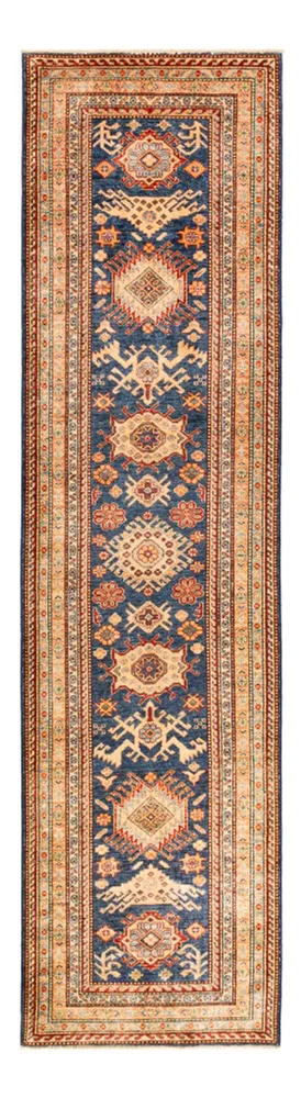 Løper Ziegler Teppe - Kazak - 304 x 80 cm - mørkeblå