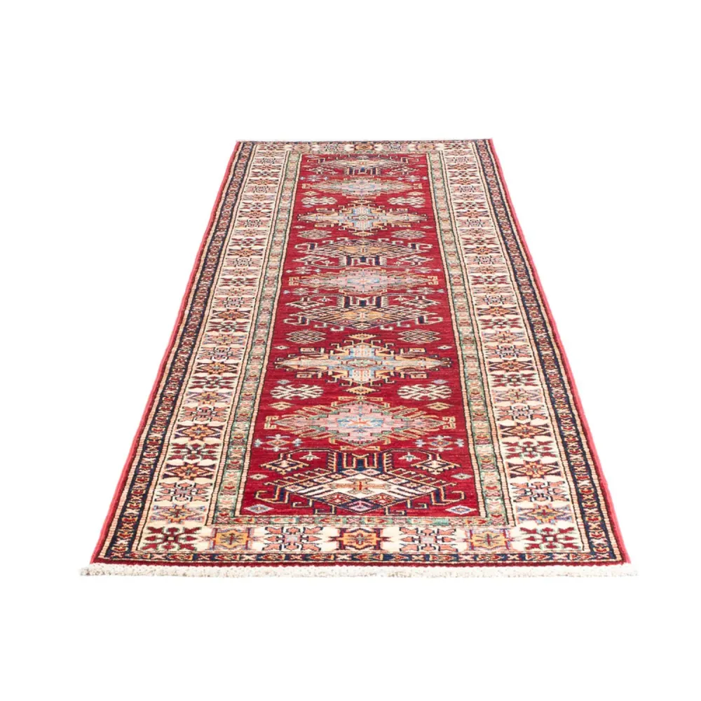 Løper Ziegler Teppe - Kazak - 305 x 82 cm - rød