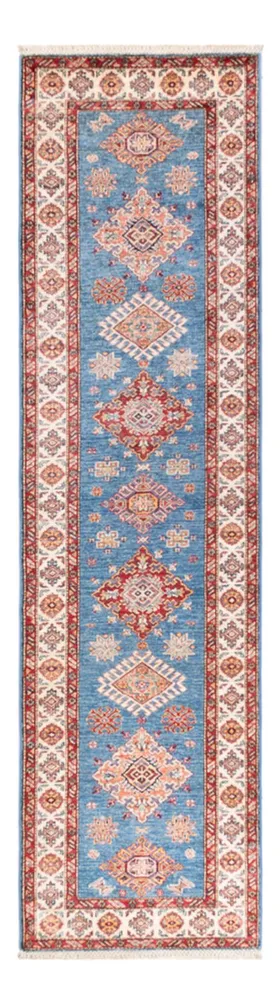 Løper Ziegler Teppe - Kazak - 305 x 79 cm - blå