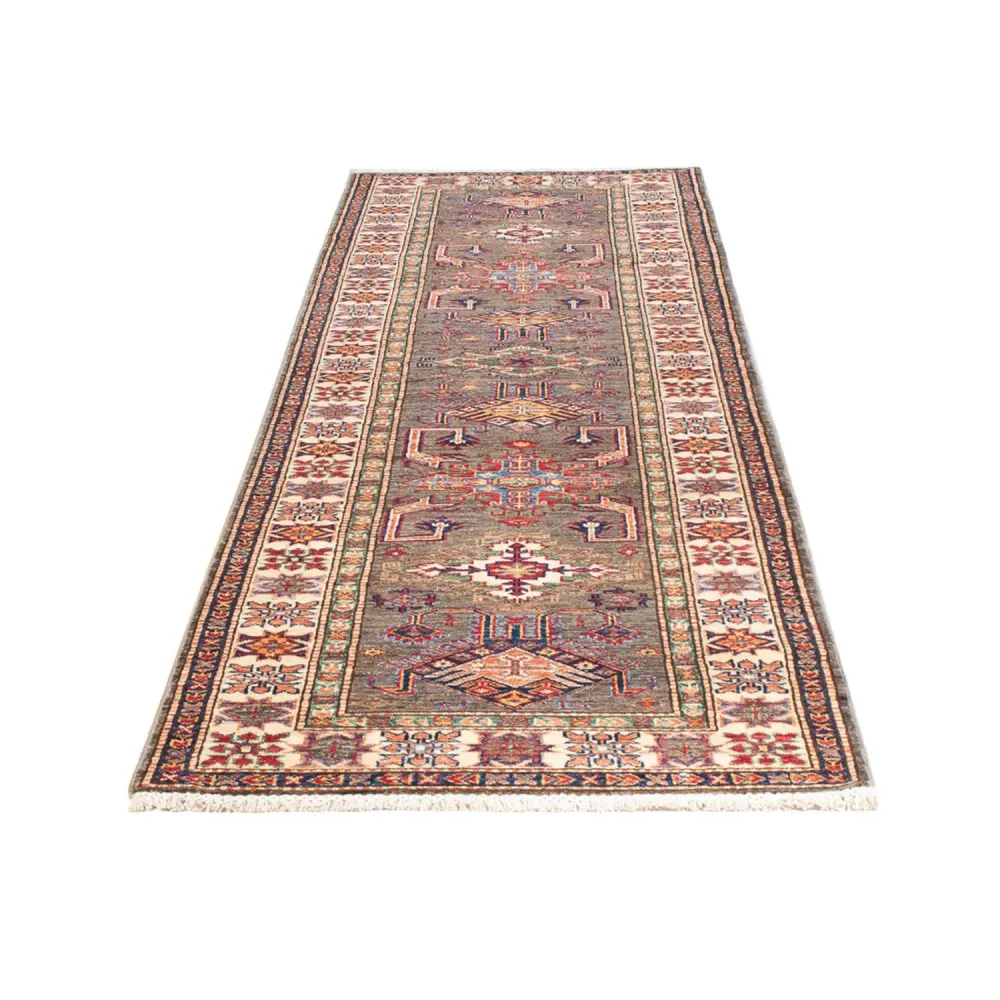 Løper Ziegler Teppe - Kazak - 305 x 79 cm - mørk beige