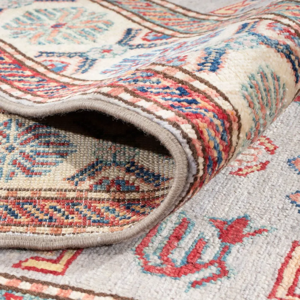 Løper Ziegler Teppe - Kazak - 306 x 80 cm - lysebrun