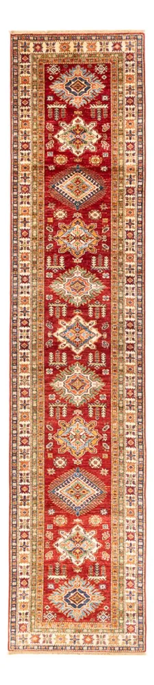 Løper Ziegler Teppe - Kazak - 395 x 87 cm - rød