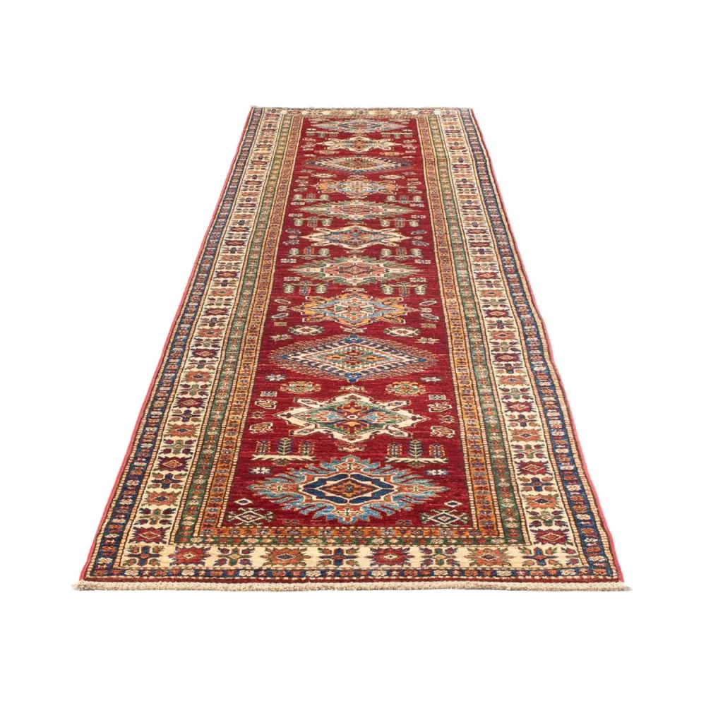 Løper Ziegler Teppe - Kazak - 395 x 87 cm - rød