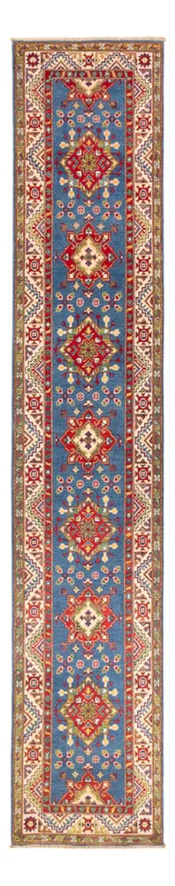Løper Ziegler Teppe - Kazak - 403 x 78 cm - mørkeblå