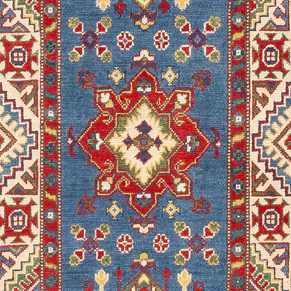 Løper Ziegler Teppe - Kazak - 403 x 78 cm - mørkeblå