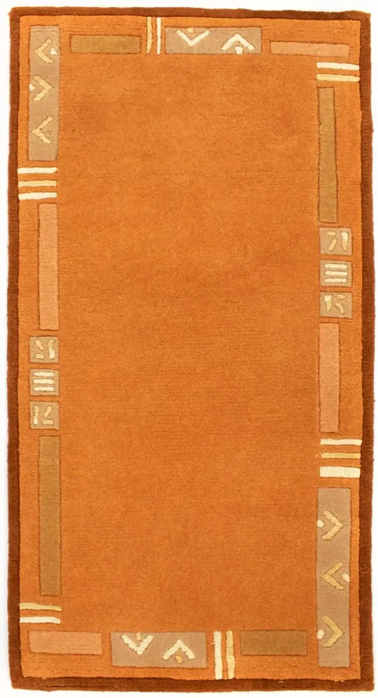 Nepal teppe - 137 x 73 cm - oransje