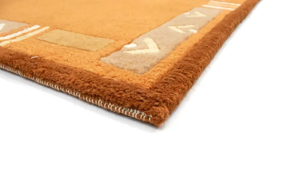 Nepal teppe - 137 x 73 cm - oransje