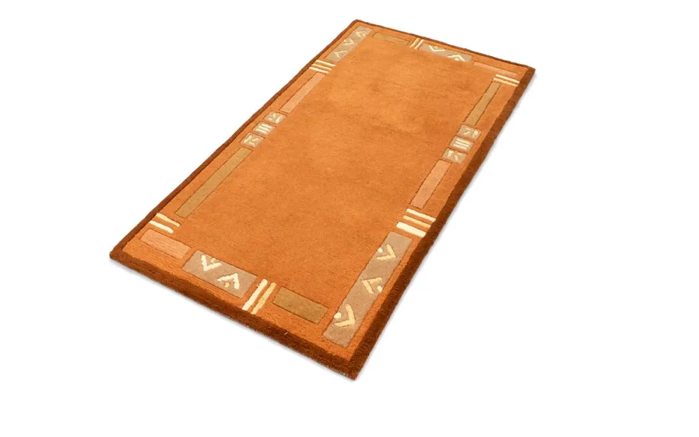 Nepal teppe - 137 x 73 cm - oransje