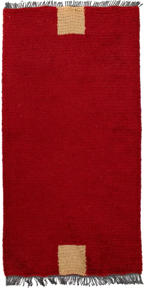 Nepal teppe - 140 x 70 cm - rød