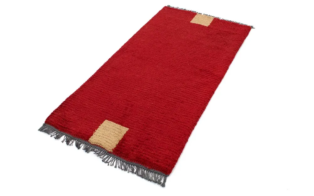 Nepal teppe - 140 x 70 cm - rød
