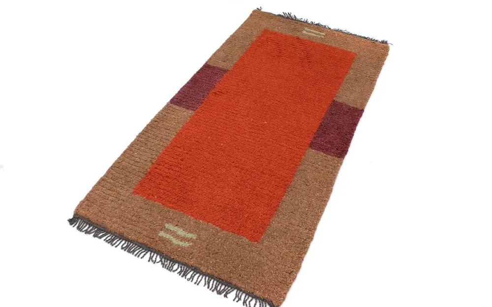 Nepal teppe - 140 x 70 cm - rød