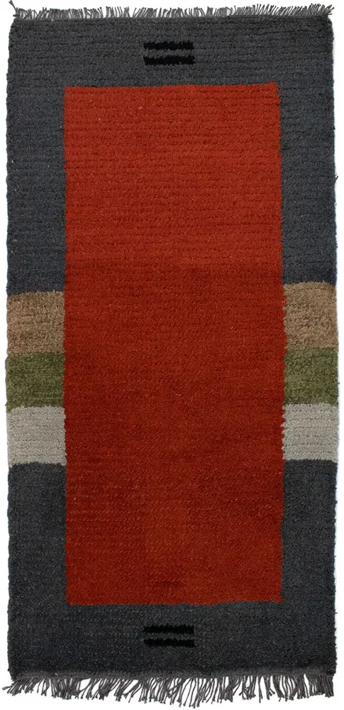 Nepal teppe - 140 x 70 cm - rød