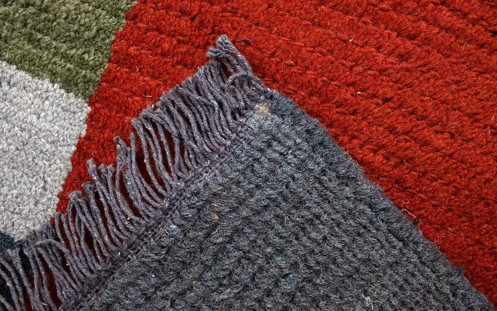 Nepal teppe - 140 x 70 cm - rød