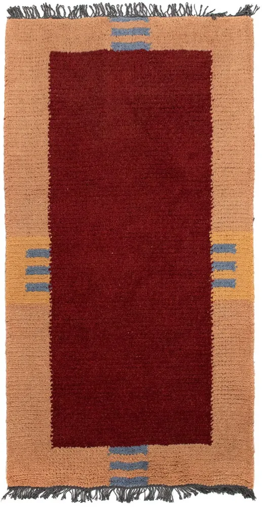 Nepal teppe - 140 x 70 cm - rød
