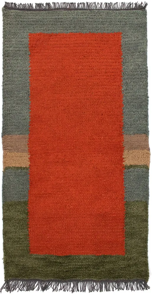Nepal teppe - 140 x 70 cm - rød