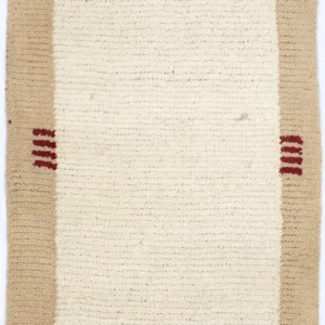 Nepal teppe - 140 x 70 cm - beige