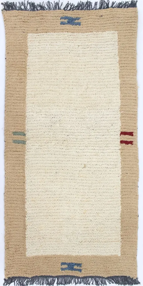 Nepal teppe - 140 x 70 cm - beige