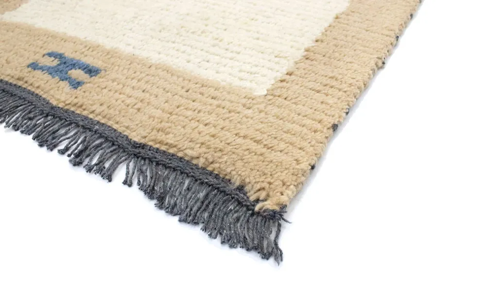 Nepal teppe - 140 x 70 cm - beige
