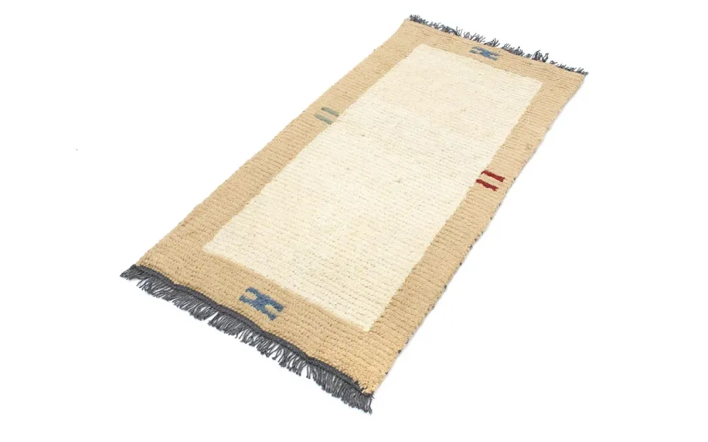 Nepal teppe - 140 x 70 cm - beige