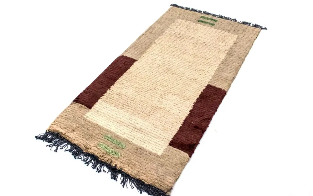 Nepal teppe - 140 x 70 cm - beige