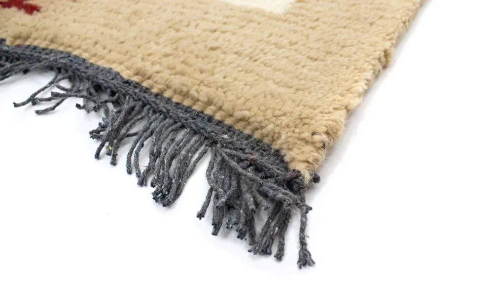 Nepal teppe - 140 x 70 cm - beige