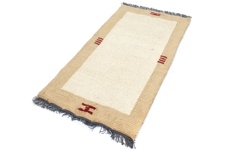Nepal teppe - 140 x 70 cm - beige