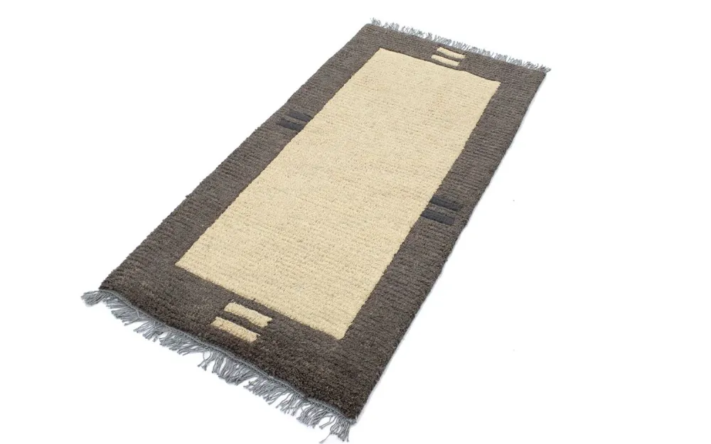 Nepal teppe - 140 x 70 cm - beige